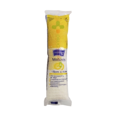 МАТОПАТ МАТОВИС БИНТ ОТ ВИСКОЗА 15 см / 4 м / MATOPAT MATOVIS VISCOSE SUPPORTING BANDAGE 15 cm / 4 m