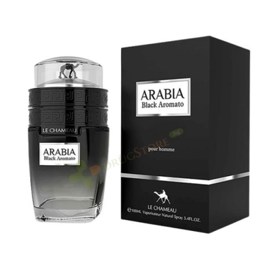 МЪЖКА ТОАЛЕТНА ВОДА ARABIA BLACK AROMATO 100 мл / LE CHAMEAU ARABIA BLACK AROMATO EAU DE TOILETTE FOR MEN 