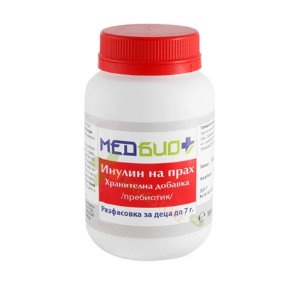 МЕДБИО + ПРЕБИОТИК ИНУЛИН НА ПРАХ 180 г / MEDBIO+ PREBIOTIC INULIN powder 
