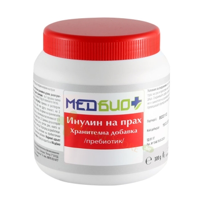 МЕДБИО+ ИНУЛИН ПРЕБИОТИК прах 300 г / MEDBIO+ INULIN PREBIOTIC POWDER