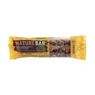МЕДЕКС НАТУРАЛЕН БАР ШОКОЛАД И ЯДКИ 40 г / MEDEX NATURE BAR CHOCOLATE AND NUTS