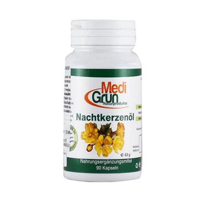 МАСЛО ОТ ВЕЧЕРНА ИГЛИКА МЕДИ ГРЮН капсули 500 мг. 90 броя / MEDI GRUN EVENING PRIMROSE OIL