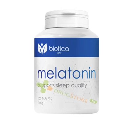 МЕЛАТОНИН таблетки 100 броя / BIOTICA MELATONIN