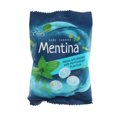 МЕНТИНА КАРАМЕЛАЖНИ БОНБОНИ СПЕАРМИНТ 40 г / MENTINA SPEARMINT HARD CANDIES