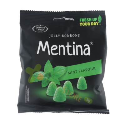 МЕНТИНА ЖЕЛИРАНИ БОНБОНИ МЕНТА 80 г / MENTINA MINT JELLY BONBONS