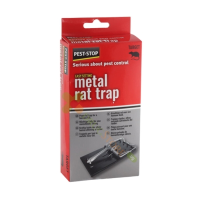 МЕТАЛЕН КАПАН ЗА ПЛЪХОВЕ K - 3003 / PROCTER PEST-STOP METAL RAT TRAP K - 3003