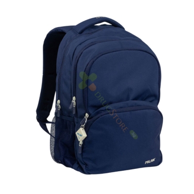 МИЛАН 1918 РАНИЦА С 4 ЦИПА 25 литра ТЪМНОСИНЯ / MILAN 1918 BACKPACK WITH 4 ZIPPERS 25 liters DARK BLUE