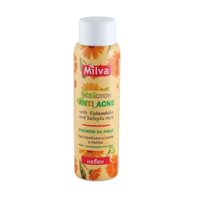 МИЛВА ЛОСИОН ПРИ АКНЕ С НЕВЕН И САЛИЦИЛОВА КИСЕЛИНА 100 мл / MILVA ANTI-ACNE FACE LOTION