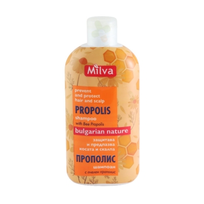 ШАМПОАН С ПРОПОЛИС 200 мл / MILVA SHAMPOO WITH PROPOLIS