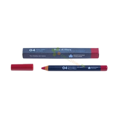 МОЛИВ-ЧЕРВИЛО ЗА УСТНИ ROSA DI FILARE 04 / BIOFFICINA TOSCANA LIP PENCIL LIMIT EDITION ROSA DI FILARE 04