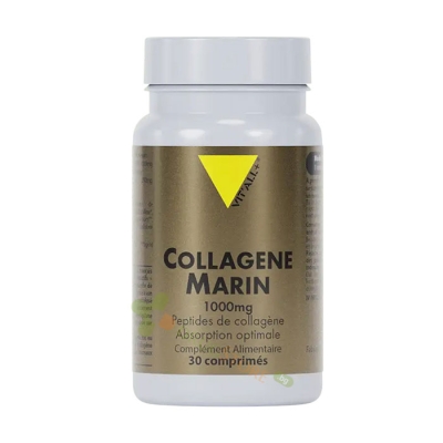 МОРСКИ КОЛАГЕНОВИ ПЕПТИДИ + ВИТАМИН C таблетки 30 броя / VIT`ALL+ PURE MARINE COLLAGEN 