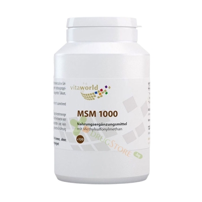 МСМ таблетки 1000 мг 120 броя / VITA WORLD MSM
