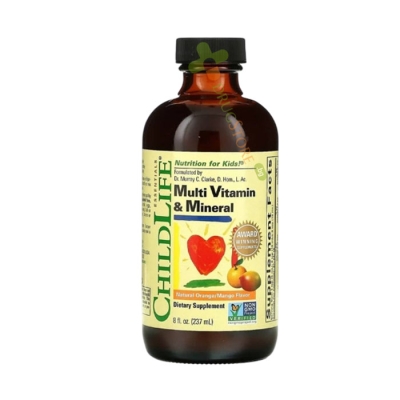 МУЛТИВИТАМИНИ И МИНЕРАЛИ ЗА ДЕЦА сироп 237 мл / CHILDLIFE MULTIVITAMIN & MINERAL FOR KIDS 