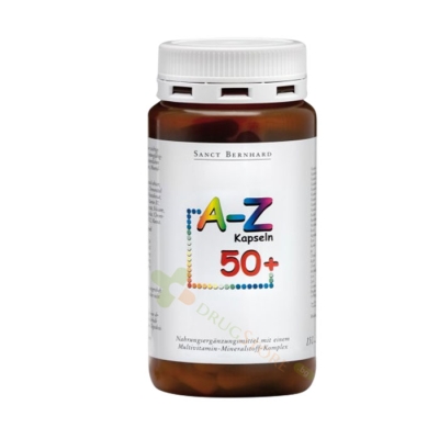 МУЛТИВИТАМИНИ + МИНЕРАЛИ A - Z 50+ капсули 150 броя / SANCT BERNHARD A - Z 50+ 