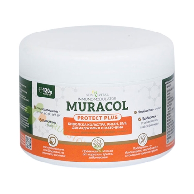 МУРАКОЛ ПРОТЕКТ ПЛЮС прах 120 г / NEW REVITAL MURACOL PROTECT PLUS powder