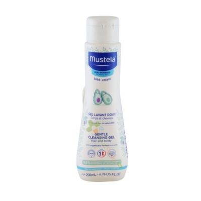 МУСТЕЛА БЕБЕ МЕК ПОЧИСТВАЩ ГЕЛ ЗА КОСА И ТЯЛО 200 мл / MUSTELA BEBE GENTLE CLEANSING GEL HAIR AND BODY