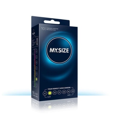 ПРЕЗЕРВАТИВИ МАЙ САЙЗ 49 мм. 10 броя / MY SIZE CONDOMS 49 mm.