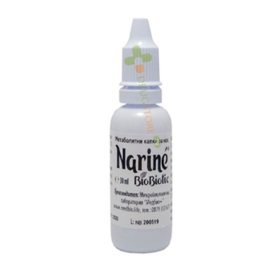 НАРИНЕ БИОБИОТИК метаболитни капки за нос 30 мл / MEDBIO+ NARINE BIOBIOTIC metabolic nasal drops