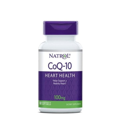 НАТРОЛ КОЕНЗИМ Q10 софтгел капсули 100 мг. 60 броя / NATROL CO-Q10 softgels 100 mg. 60