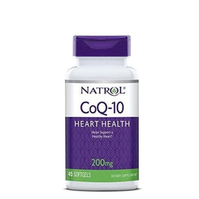 НАТРОЛ КОЕНЗИМ Q10 софтгел капсули 200 мг. 45 броя / NATROL CO-Q10