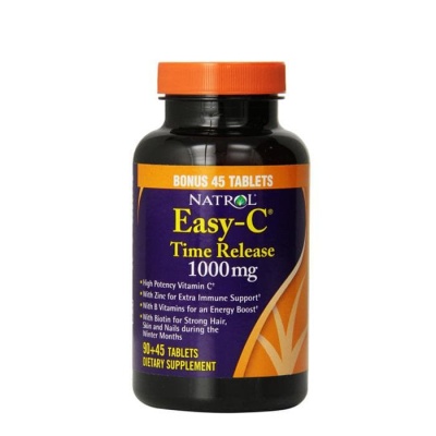 НАТРОЛ ИЗИ-С таблетки 1000 мг. 90+45 броя / NATROL EASY - C 1000 mg.