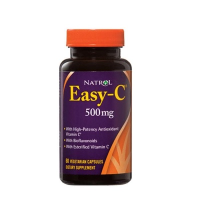 НАТРОЛ ИЗИ-С капсули 500 мг. 60 броя / NATROL EASY - C 500 mg.