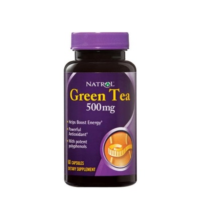 НАТРОЛ ЗЕЛЕН ЧАЙ капсули 500 мг. 60 броя / NATROL GREEN TEA 500 mg.