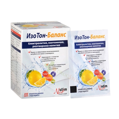 ИЗОТОН БАЛАНС саше 12 броя / NATSTIM  ISOTON BALANCE sachet