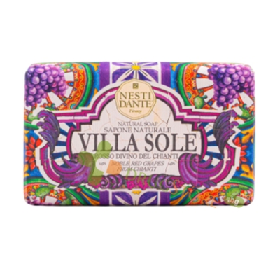 НАТУРАЛЕН САПУН ЧЕРВЕНО ГРОЗДЕ ОТ КИАНТИ 250 г / NESTI DANTE NATURAL SOAP VOLLA SOLE NOBLE RED GRAPES FROM CHIANTI 