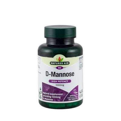 Д-МАНОЗА таблетки 1000 мг 60 броя / NATURES AID D-MANNOSE