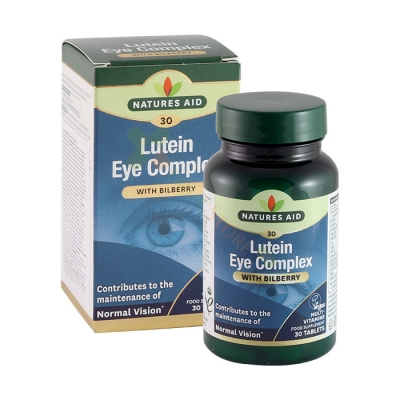 ЛУТЕИН КОМПЛЕКС таблетки 30 броя / NATURES AID LUTEIN EYE COMPLEX