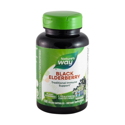 ЧЕРЕН БЪЗ капсули 575 мг 100 броя / NATURE'S WAY ELDERBERRY