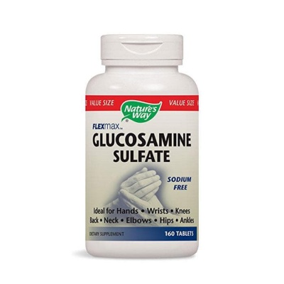 ГЛЮКОЗАМИН СУЛФАТ таблетки 525 мг. 160 броя /  NATURE'S WAY GLUCOSAMINE SULFATE