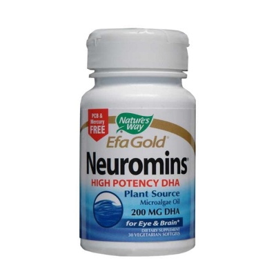 НЕУРОМИНС-DHA капсули 200 мг. 30 броя / NATURE'S WAY NEUROMINS DHA