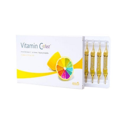 ВИТАМИН Ц ампули 5 мл. 10 броя / NATURPHARMA VITAMIN C ampules 5 ml. x 10