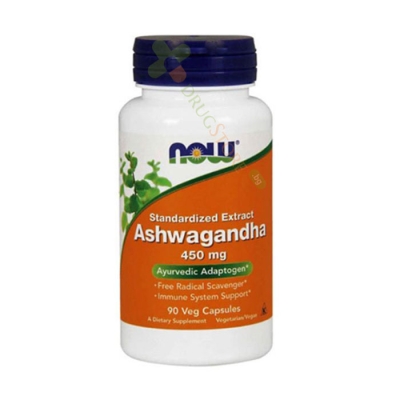НАУ ФУДС АШВАГАНДА капсули 450 мг. 90 броя / NOW FOODS ASHWAGANDHA EXTRACT
