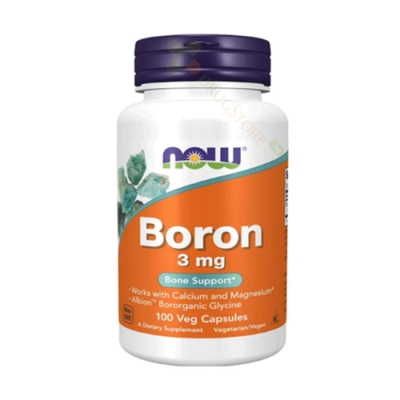 НАУ ФУДС БОР НЕМЕТАЛ капсули 3 мг 100 броя / NOW FOODS BORON