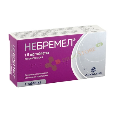 НЕБРЕМЕЛ таблетки 1.5 мг 1 брой / ALKALOID NEBREMEL 
