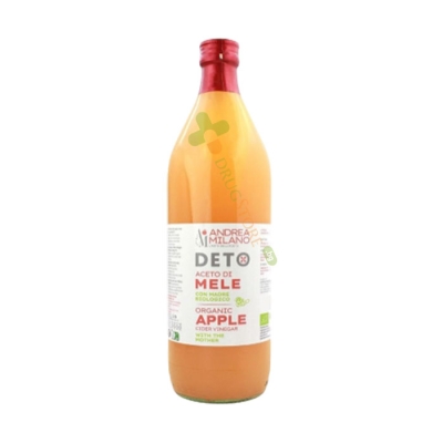 НЕФИЛТРИРАН ЯБЪЛКОВ ОЦЕТ, БИО 1 л / ANDREA MILANO ORGANIC APPLE CIDER VINEGAR