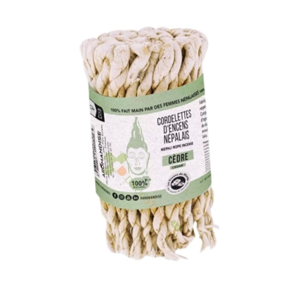 НЕПАЛСКИ ВЪЖЕТА ЗА ГОРЕНЕ - КЕДЪР 42 броя / AROMANDISE NEPALI ROPE INCENSE CEDRE 