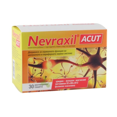 НЕВРАКСИЛ АКУТ саше 30 броя / NATUR PRODUKT NEVRAXIL ACUT sachet