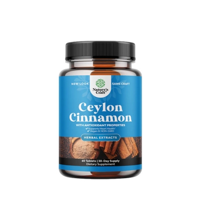 НЕЙЧЪРС КРАФТ ЦЕЙЛОНСКА КАНЕЛА таблетки 60 броя / NATURE'S CRAFT CEYLON CINNAMON