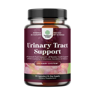 НЕЙЧЪРС КРАФТ УРИНАРИ СЪПОРТ капсули 30 броя / NATURE'S KRAFT URINARY TRACT SUPPORT 