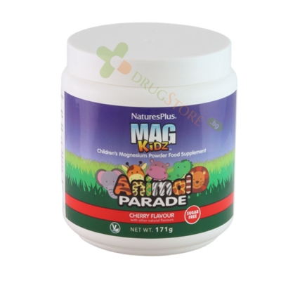НЕЙЧЪРС ПЛЮС АНИМАЛ ПАРАД МАГНЕЗИЙ ЗА ДЕЦА прах 171 г / NATURE'S PLUS ANIMAL PARADE MAG KIDS powder 171 gr.