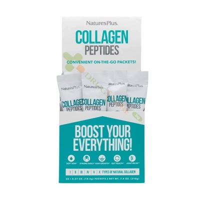 НЕЙЧЪРС ПЛЮС ХИДРОЛИЗИРАН КОЛАГЕН (6 ТИПА) саше 20 БРОЯ / NATURE'S PLUS HYDROLYZED COLLAGEN (6 TYPES) sachets