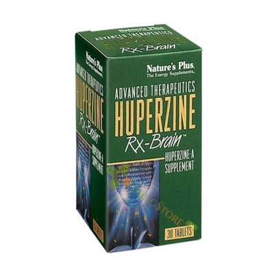 НЕЙЧЪРС ПЛЮС ХУПЕРЗИН RX таблетки 30 броя / NATURE'S PLUS HUPERZINE RX - BRAIN 