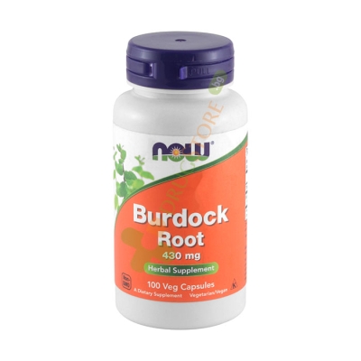 НАУ ФУДС КОРЕН ОТ РЕПЕЙ капсули 430 мг 100 броя / NOW FOODS BURDOCK ROOT