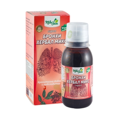 НИКСЕН БРОНХИ ХЕРБАЛ МИКС сироп 150 мл / NIKSEN BRONCHI HERBAL MIX syrup