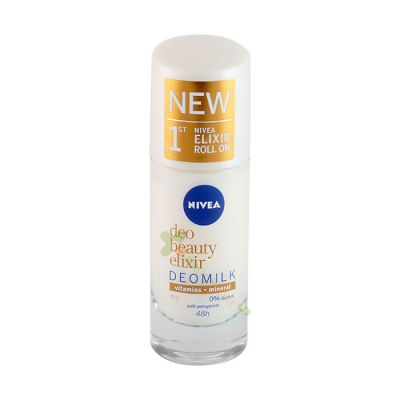 НИВЕА РОЛ ОН ДЕО БЮТИ ЕЛИКСИР ДЕОМИЛК ДРАЙ 40 мл /  NIVEA DEO BEAUTY ELIXIR DEOMILK DRY