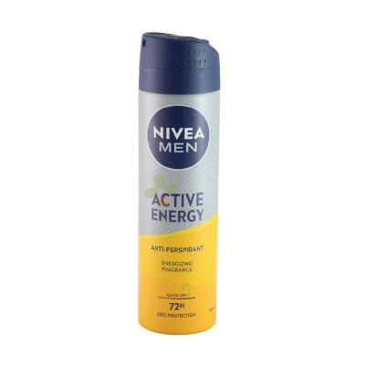 НИВЕА ДЕЗОДОРАНТ АКТИВ ЕНЕРДЖИ 72 ч ЗА МЪЖЕ 150 мл / NIVEA MEN ACTIVE ENERGY 72 h